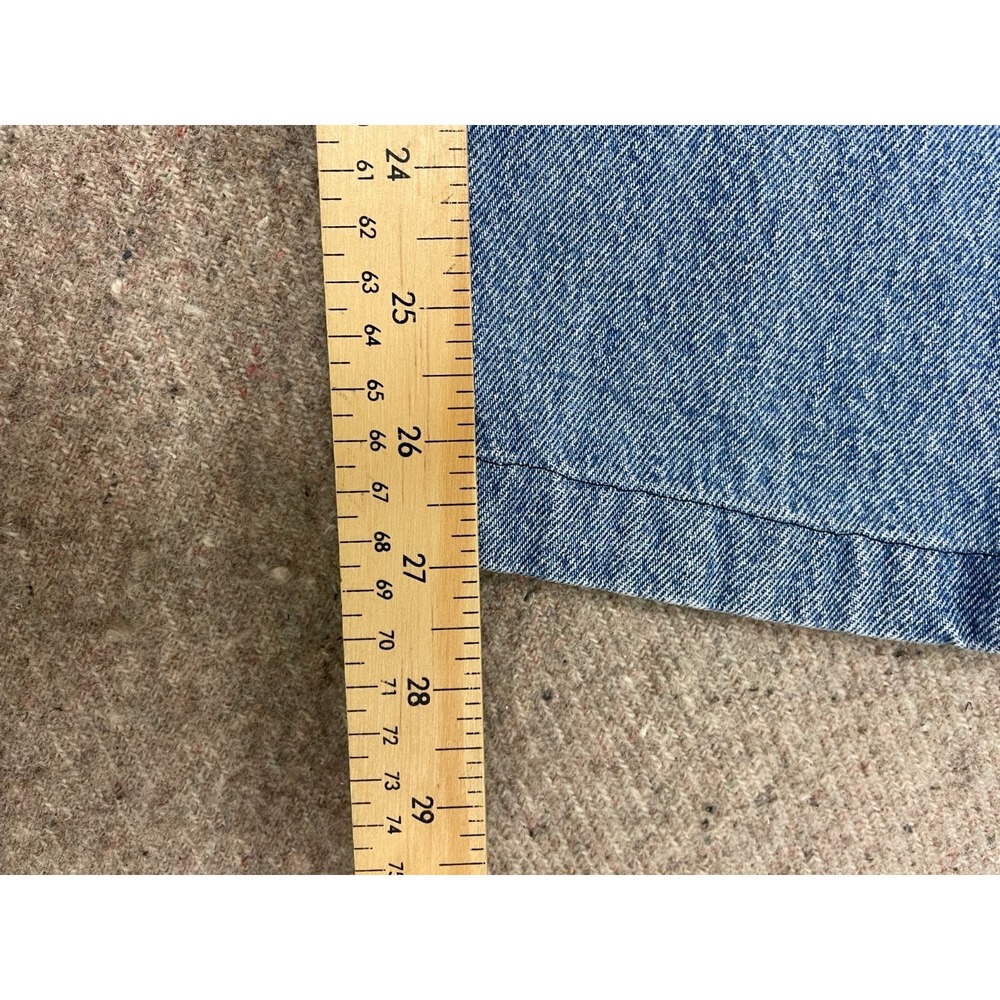 vintage Levi's Silver Tab Jeans mens 32x27 blue 1990s straight Leg - Picture 6 of 10